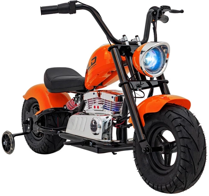 Електромотоцикл для дітей Chopper Warrior помаранчевий PA.XB-1058.POM (5903864944532) - зображення 16
