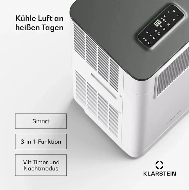 Кондиционер мобильный KLARSTEIN Breeze Box 7K Smart PAC (10046093) - изображение 7