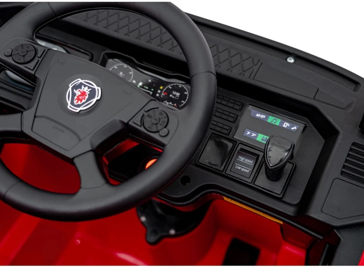 Електровантажівка для дітей Scania R-Serie червона PA.HL698.CR (5903864944495) - зображення 3