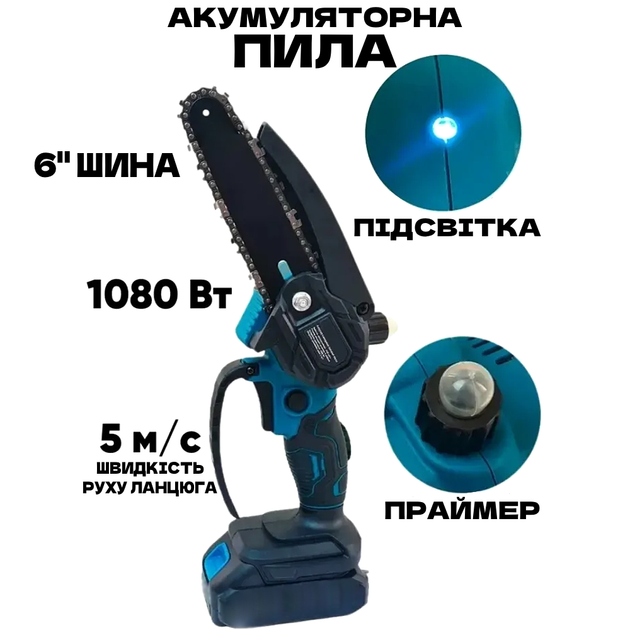 Набір акумуляторних інструментів для саду 4в1 - зображення 4