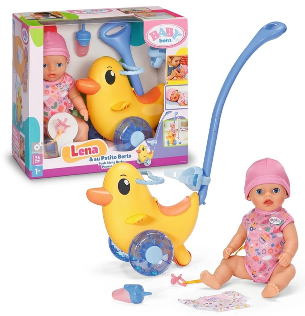Пупс Baby Born Zapf Creation Lena та качка-ходунки Berta (840498) (4001167840498) - зображення 2