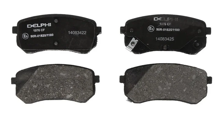 Колодки гальмові Delphi LP1976 Hyundai I10; KIA Picanto 5830207A00, 5830207A10, 583020XA00 - зображення 3