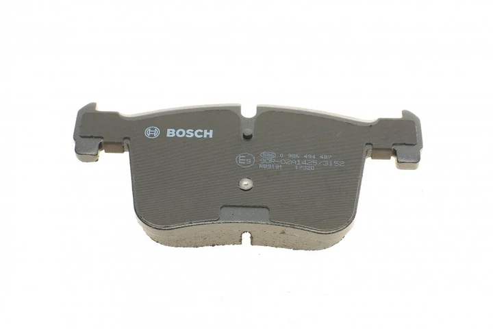 Комплект гальмівних колодок BOSCH 0 986 494 487 BMW 2 Series, 3 Series, 4 Series, X3, 1 Series, X4 34106859181, 34106859182, 34116854126 - Фото 5 Комплект гальмівних колодок BOSCH 0 986 494 487 BMW 2 Series, 3 Series, 4 Series, X3, 1 Series, X4 34106859181, 34106859182, 34116854126 - изображение 5