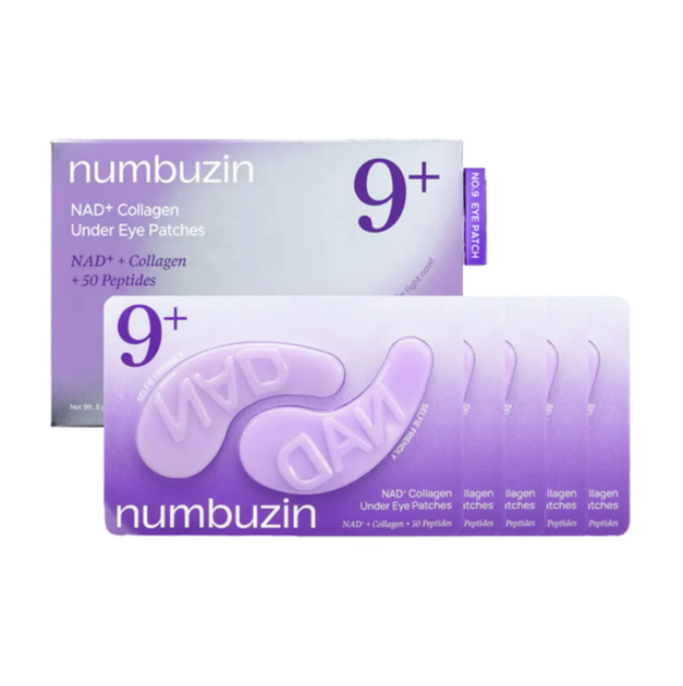 Патчи под глаза с коллагеном мини Numbuzin No.9 NAD+ Collagen Under Eye Patches mini 8 г - Фото 1 Патчи под глаза с коллагеном мини Numbuzin No.9 NAD+ Collagen Under Eye Patches mini 8 г - изображение 1