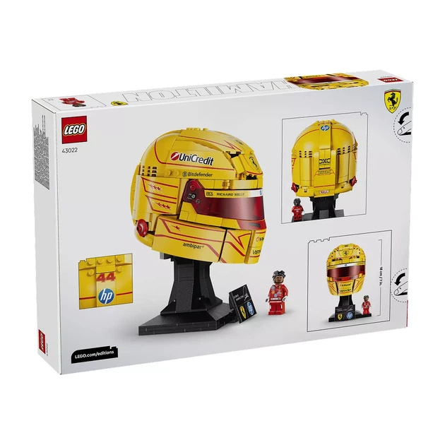 Конструктор LEGO Editions Шлем Льюиса Хэмилтона из команды Scuderia Ferrari HP (43022) - изображение 2