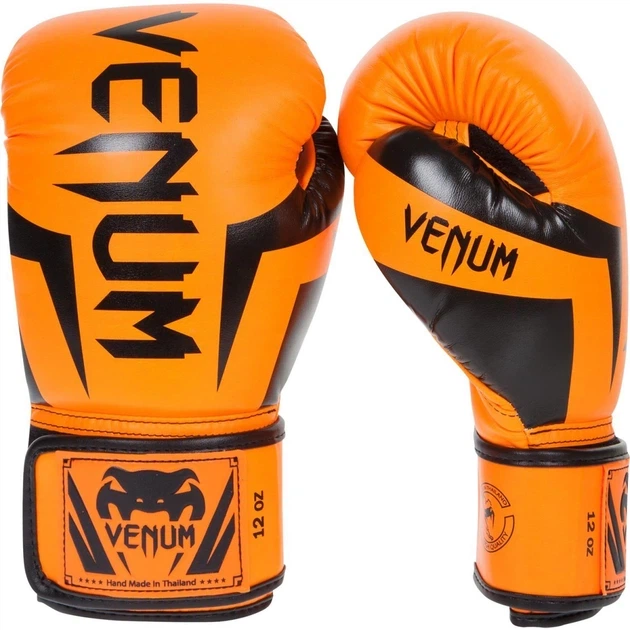 Боксерские перчатки Venum Elite Boxing Gloves Orange 14oz - Фото 1 Боксерские перчатки Venum Elite Boxing Gloves Orange 14oz - изображение 1