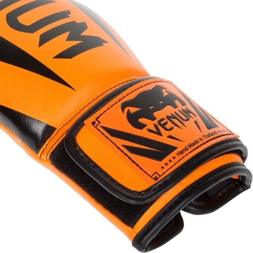 Боксерские перчатки Venum Elite Boxing Gloves Orange 14oz - Фото 3 Боксерские перчатки Venum Elite Boxing Gloves Orange 14oz - изображение 3