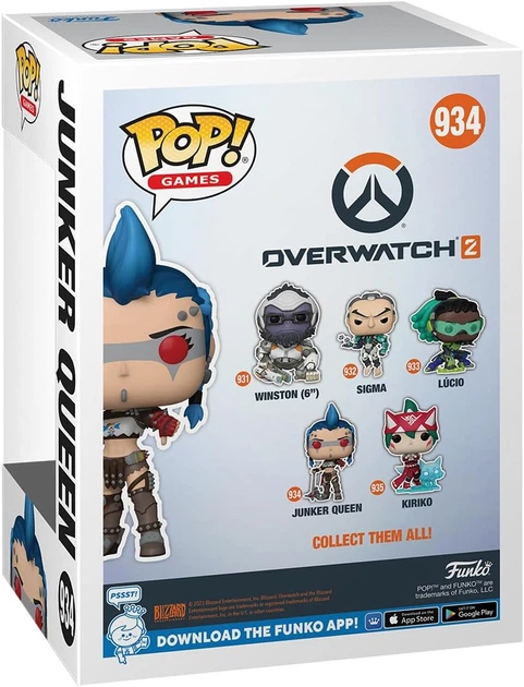 Фигурка Королева Стервятников — Funko Pop! GAMES: OVERWATCH 2 — JUNKER QUEEN #934 - изображение 4