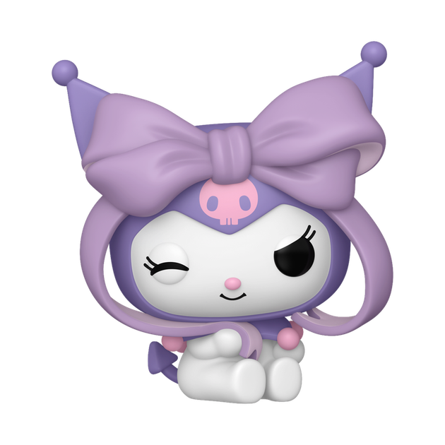Фигурка Куроми с бантиком — Funko Pop! SANRIO: KUROMI WITH BOW #128 - изображение 3