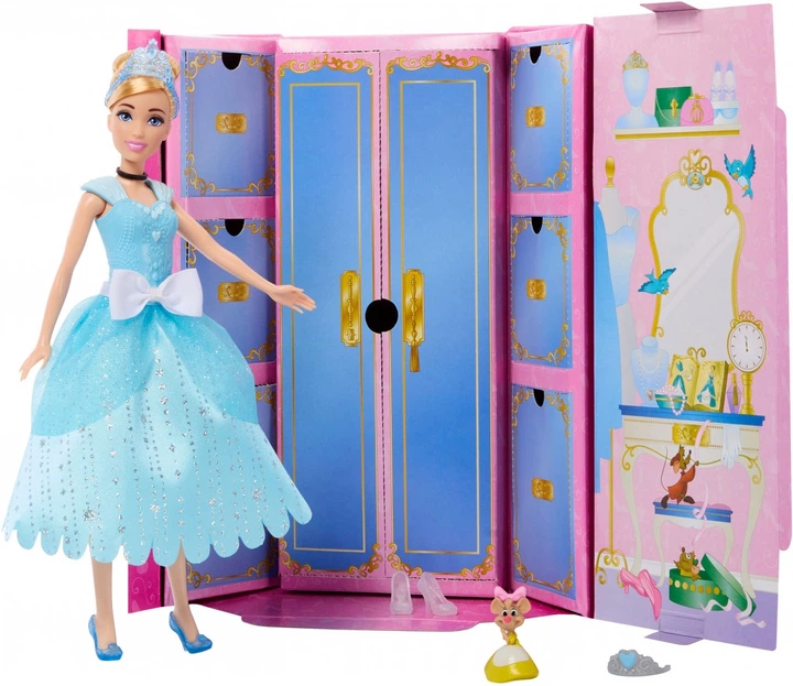 Лялька Mattel Disney Принцеса Попелюшка із шафою (HMK53) - зображення 4
