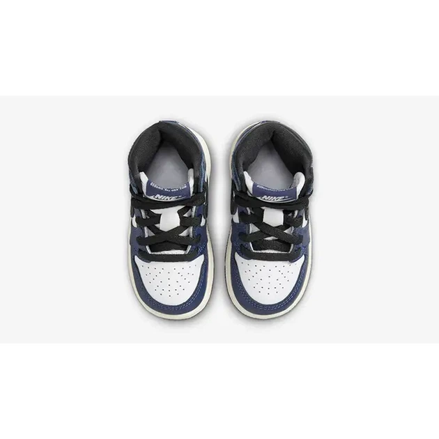 Дитячі кросівки Air Jordan 1 High Toddler Midnight Navy FD1413 401 сині 23.5 - Фото 3 Дитячі кросівки Air Jordan 1 High Toddler Midnight Navy FD1413 401 сині 23.5 - зображення 3