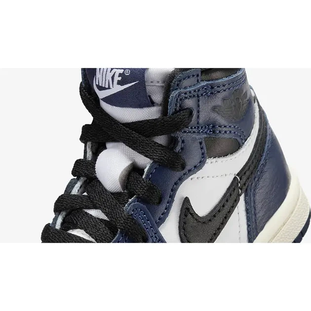 Дитячі кросівки Air Jordan 1 High Toddler Midnight Navy FD1413 401 сині 23.5 - Фото 5 Дитячі кросівки Air Jordan 1 High Toddler Midnight Navy FD1413 401 сині 23.5 - зображення 5