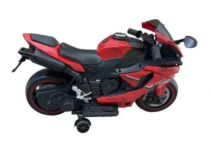 Дитячий електромотоцикл VOLSO VS1900, 12V, 40W, червоний - зображення 3