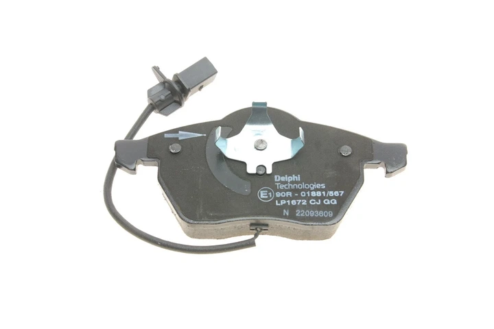 Колодки гальмові Delphi LP1672 Volkswagen Passat; Audi A4, A6; Skoda Superb; Seat Exeo 4B0615116, 4B0615116A, 4B0615116F - зображення 4