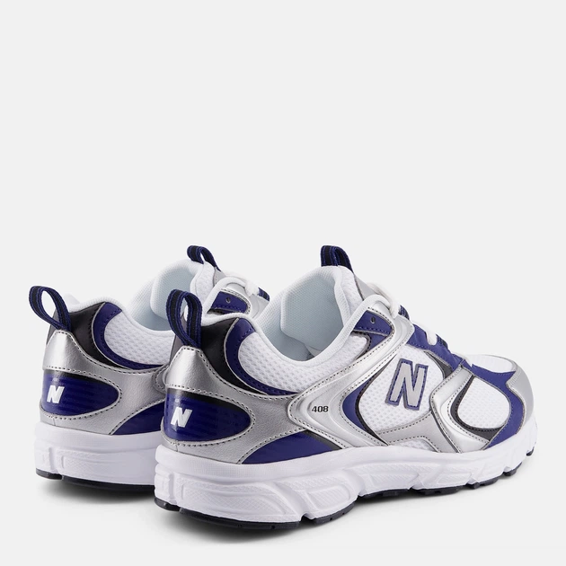 Мужские кроссовки New Balance 408 U40825M 44.5 (10.5US) 29 см Белый/Синий/Серебристый (198687936122) - изображение 5