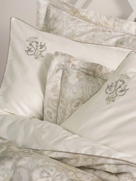 Постільна білизна євро розмір Cotton Box Elite Satin Beatrix Bej - зображення 3