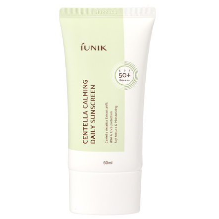 Сонцезахисний крем із екстрактом центели IUNIK Centella Calming Daily Moisture Suncreen Reef-Safe UVA UVB, SPF 50+ PA++++ 60 ml - Фото 2 Сонцезахисний крем із екстрактом центели IUNIK Centella Calming Daily Moisture Suncreen Reef-Safe UVA UVB, SPF 50+ PA++++ 60 ml - зображення 2