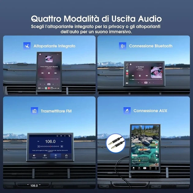 GPS-навигационный экран для автомобиля Avylet RC08 CarPlay - изображение 3