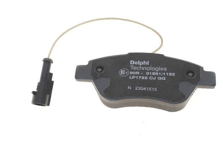 Колодки гальмові Delphi LP1722 Fiat Punto, Doblo, Grande Punto, Panda, 500; Citroen Nemo; Peugeot Bipper 425406, 425407, 425496 - зображення 4