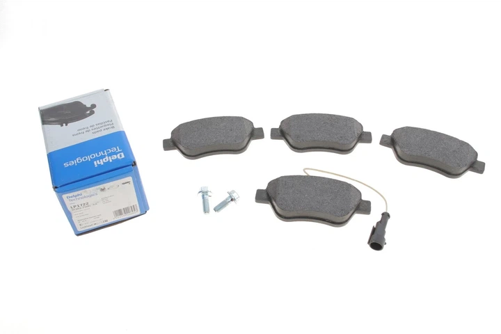 Колодки гальмові Delphi LP1722 Fiat Punto, Doblo, Grande Punto, Panda, 500; Citroen Nemo; Peugeot Bipper 425406, 425407, 425496 - зображення 5