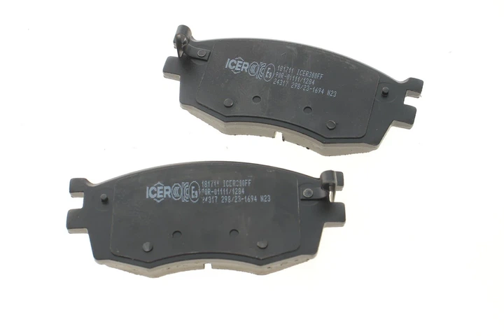 Комплект гальмівних колодок (дискових) ICER 181711 ICER 181711 KIA Rio; Hyundai I20, Accent 581011GA00, 581011GE00, 581011JA10 - Фото 2 Комплект гальмівних колодок (дискових) ICER 181711 ICER 181711 KIA Rio; Hyundai I20, Accent 581011GA00, 581011GE00, 581011JA10 - изображение 2
