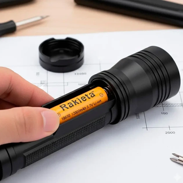 Аккумулятор 18650 Rakieta 12000mAh 3.7V литий-ионный батарейка аккумуляторная 10441 - изображение 6