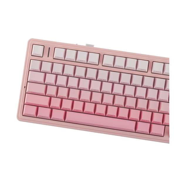 Беспроводная механическая клавиатура AULA F75 Pink Gradient, Dream Sakura Switch, размер 75%, RGB подсветки (2.4G/Bluetooth/USB) - изображение 4