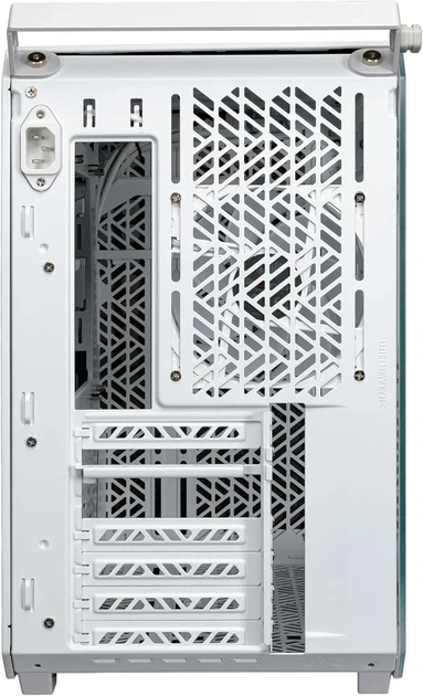 Корпус Cooler Master Qube 500 Flatpack / Без БП / EATX / USB Type-C / Стекло / Белый (101647104) - изображение 9