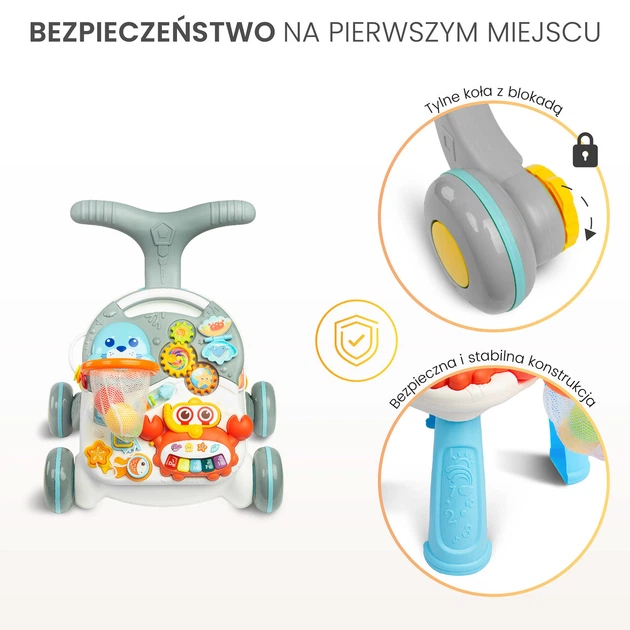 Pchacz-Stolik edukacyjny Toyz by Caretero Spark 2 w 1 Green TOYZ-20952 (5908310395623) - Zdjęcie 6 Pchacz-Stolik edukacyjny Toyz by Caretero Spark 2 w 1 Green TOYZ-20952 (5908310395623) - obraz 6