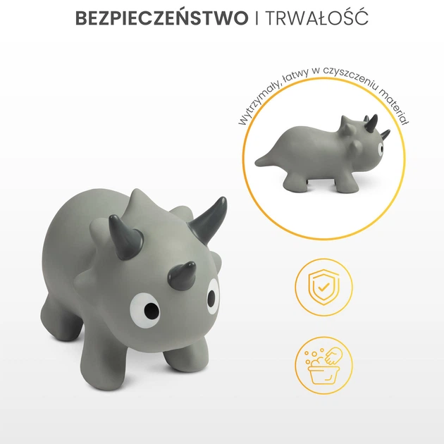Skoczek dzieciecy stacjonarny Toyz by Caretero 2 w 1 Dinu Blue TOYZ-20841 (5908310397849) - Zdjęcie 5 Skoczek dzieciecy stacjonarny Toyz by Caretero 2 w 1 Dinu Blue TOYZ-20841 (5908310397849) - obraz 5