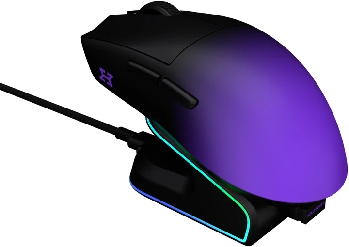 Миша Hator Hellyberry HM47 Pro RGB Wireless/Bluetooth/USB Black-Violet - Фото 7 Миша Hator Hellyberry HM47 Pro RGB Wireless/Bluetooth/USB Black-Violet - изображение 7