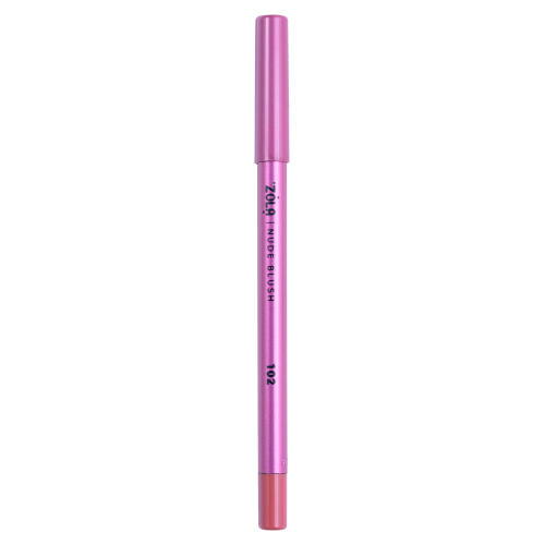 ZOLA Олівець гелевий для губ 102 NUDE BLUSH - Фото 3 ZOLA Олівець гелевий для губ 102 NUDE BLUSH - зображення 3