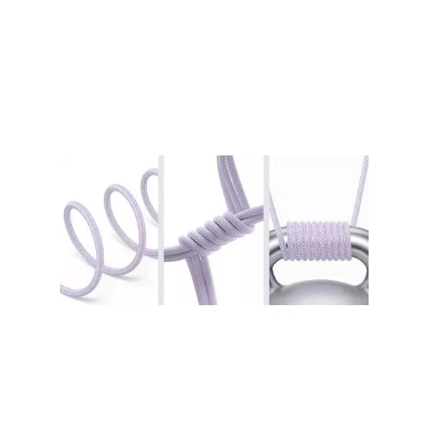 Кабель Baseus Gem Fast-Charging Data Cable USB-C to iP 20W 2m Nebula Purple - Фото 4 Кабель Baseus Gem Fast-Charging Data Cable USB-C to iP 20W 2m Nebula Purple - изображение 4