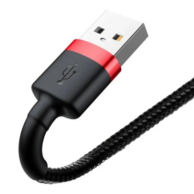 Кабель Baseus Cafule Cable USB For Lightning 1.5A 2m Red+Black - Фото 9 Кабель Baseus Cafule Cable USB For Lightning 1.5A 2m Red+Black - изображение 9