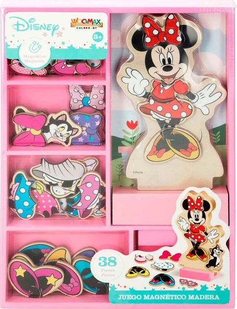 Gra magnetyczna WOOMAX ubieranka Disney Myszka Minnie 38 elementów 48727 (8412842487277) - Zdjęcie 1 Gra magnetyczna WOOMAX ubieranka Disney Myszka Minnie 38 elementów 48727 (8412842487277) - obraz 1