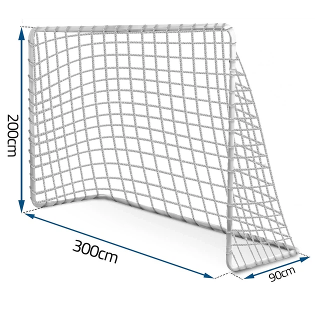 Mocna siatka do bramki piłkarskiej Neo-Sport Wymienna 300 x 200 x 90 cm (5903890632755) - Zdjęcie 2 Mocna siatka do bramki piłkarskiej Neo-Sport Wymienna 300 x 200 x 90 cm (5903890632755) - obraz 2