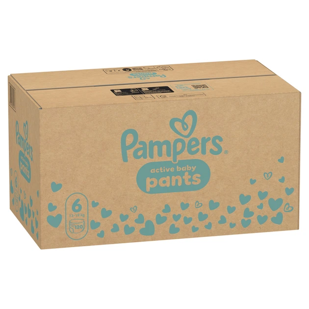 Pieluchomajtki Pampers Pants MTH ExLarge Rozmiar 6 120 szt (8006530305617) - Zdjęcie 2 Pieluchomajtki Pampers Pants MTH ExLarge Rozmiar 6 120 szt (8006530305617) - obraz 2
