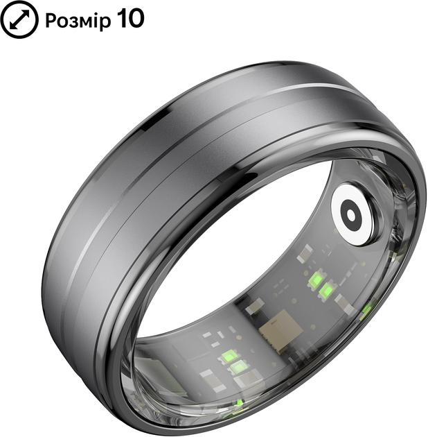 Смарт-кольцо INSPIRE HSR06 Размер 10 Black (HSR06-10-black) - изображение 2
