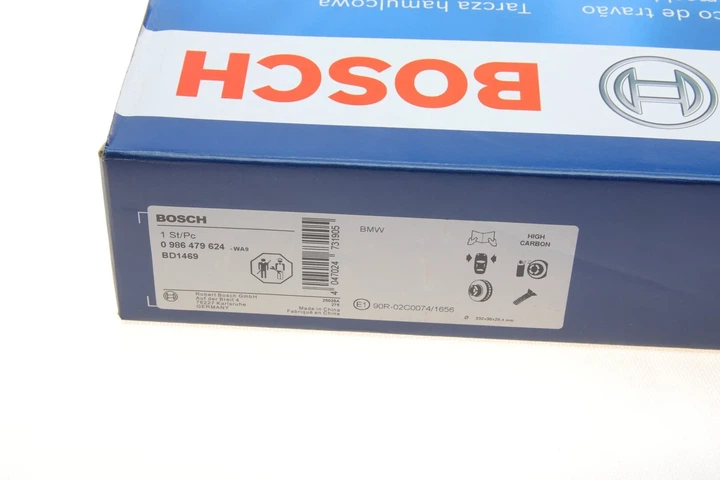 Тормозные диски BOSCH 0986479624 BMW X6, X5 34116771985, 34116793245, 34116868939 - зображення 10