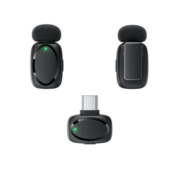 Бездротова мікрофонна система ACEFAST R2 dual-mic (Type-C) Black - Фото 5 Бездротова мікрофонна система ACEFAST R2 dual-mic (Type-C) Black - изображение 5