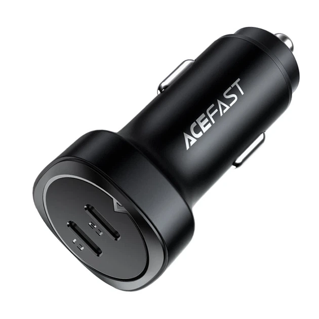 Автомобільний зарядний пристрій ACEFAST B2 72W dual USB-C metal car charger - изображение 3