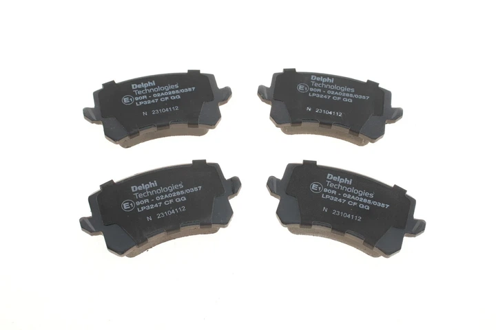 Колодки гальмові Delphi LP3247 Audi Q3, A6, Allroad; Volkswagen Passat, CC, Sharan, Tiguan JZW698451G, 3C0698451F, 3C0698451E - зображення 2