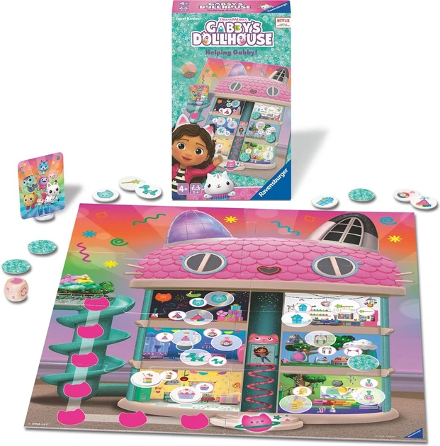 Настільна гра Ravensburger Допоможи Габбі! (4005556248100) - зображення 2