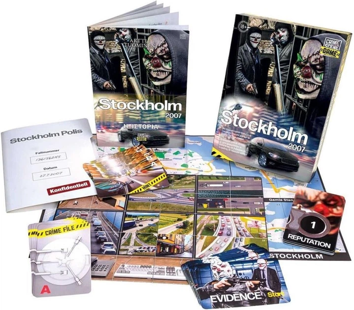 Gra planszowa As Games Crime Scene - Stockholm 2007 (wersja grecka) (5203068217044) - obraz 2