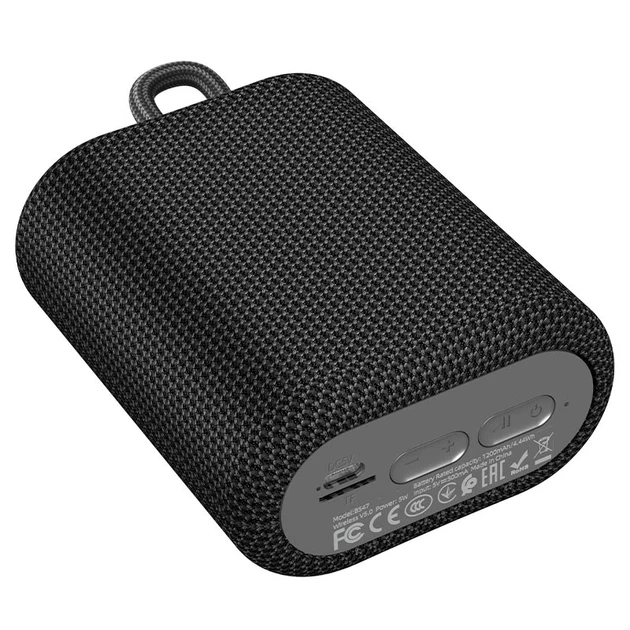 Портативна колонка HOCO BS47 Uno sports BT speaker, 5W, Black - Фото 2 Портативна колонка HOCO BS47 Uno sports BT speaker, 5W, Black - изображение 2
