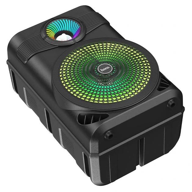 Портативна колонка HOCO BS46 Mature outdoor BT speaker, 10W, Black - изображение 3