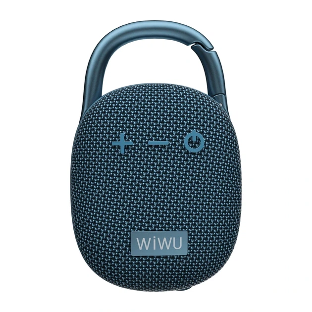 Портативна колонка WIWU H3 Clip Fun Portable 5W, IPX5, Blue - зображення 5