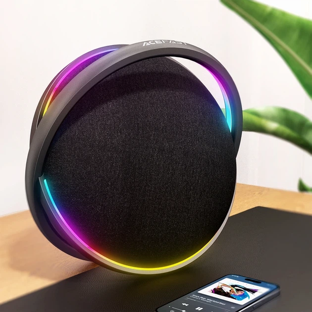 Портативна колонка Acefast K5 Pro Portable wireless Speaker, 60W, Black - Фото 7 Портативна колонка Acefast K5 Pro Portable wireless Speaker, 60W, Black - изображение 7