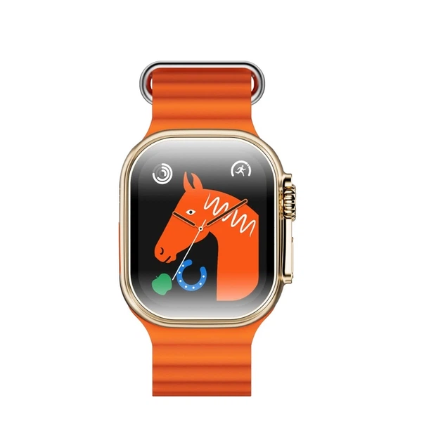 Смарт-годинник W&O X10 Ultra 3 49mm. 300 mAh. IP67 Gold - изображение 3