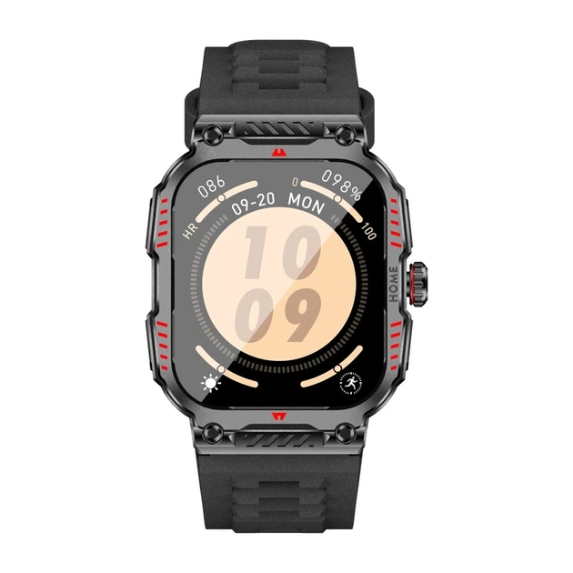 Смарт-годинник W&O X7 Plus 44mm. 300 mAh. IP67 Black - изображение 4